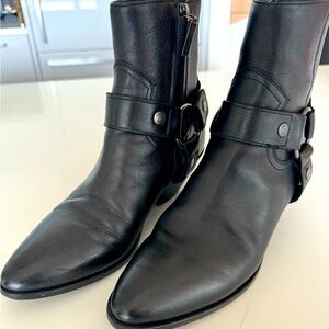 Saint Laurent Moto Boots size 37.5